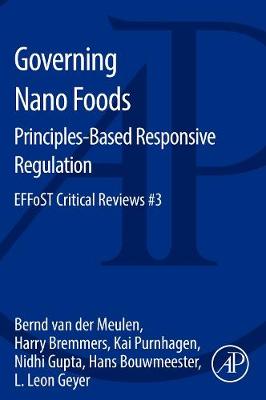 Book cover for Governing Nano Foods: Principles-Based Responsive Regulation