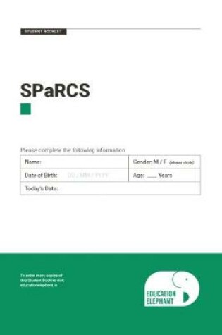 Cover of SPaRCS Student Booklet