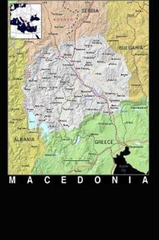 Cover of Modern Day Color Map of Macedonia Journal