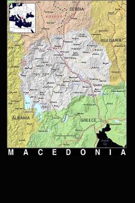 Book cover for Modern Day Color Map of Macedonia Journal