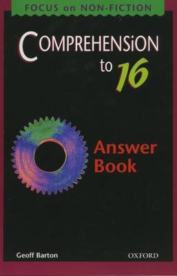 Book cover for Comprehension to GCSE Answer Book