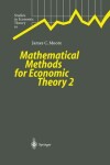 Book cover for Mathematical Methods for Economic Theory 2