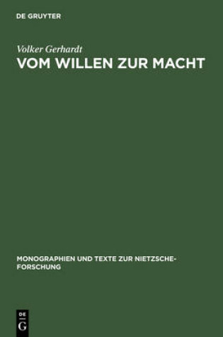 Cover of Vom Willen Zur Macht