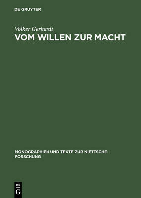 Book cover for Vom Willen Zur Macht