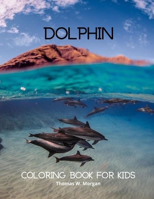 Book cover for Dolphin Coloring Book for Kids