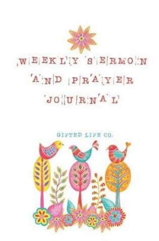 Cover of Weekly Sermon and Prayer Journal
