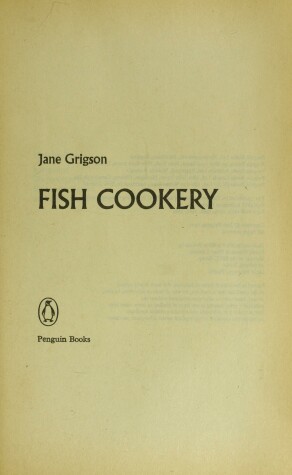 Book cover for Fish Cookery