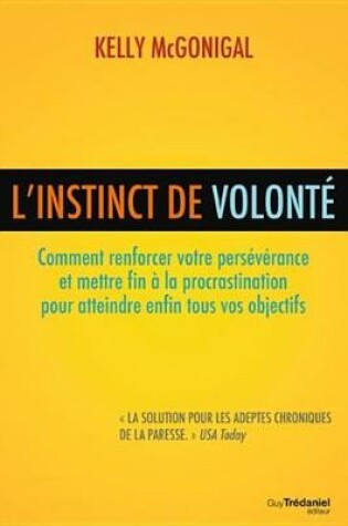 Cover of L'Instinct de Volonte