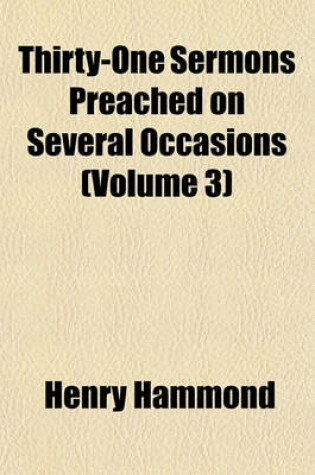 Cover of Thirty-One Sermons Preached on Several Occasions (Volume 3)