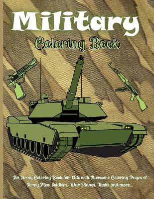 Book cover for Military Coloring Book