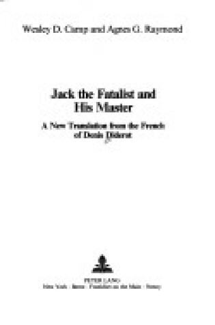 Cover of Jack the Fatalist and His Master