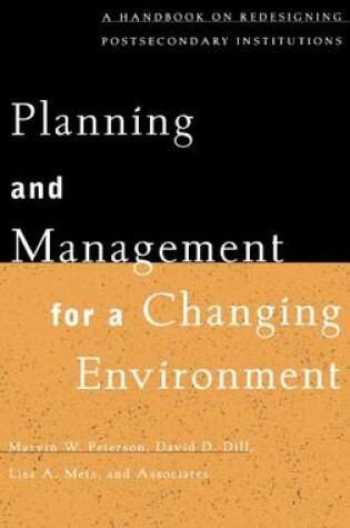 Cover of Planning and Management for a Changing Environment