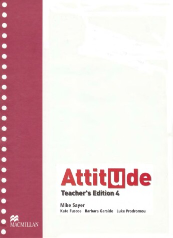 Book cover for Attitude 4 TB