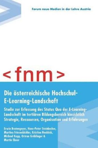 Cover of Die oesterreichische Hochschul-E-Learning-Landschaft