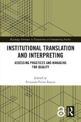 Cover of Institutional Translation and Interpreting