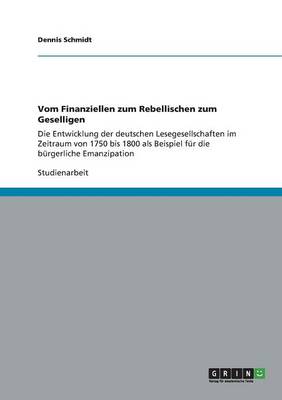 Book cover for Vom Finanziellen zum Rebellischen zum Geselligen