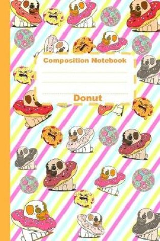 Cover of Composition Notebook Donut