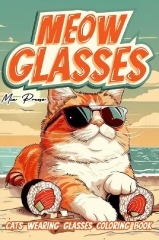 Cover of Cats Wearing Glasses Coloring book