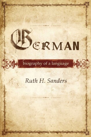 Cover of German: Biography of a Language