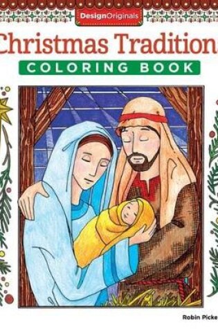 Cover of Christmas Traditions Coloring Book