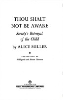 Book cover for Miller Alice : Thou Shalt Not be Aware