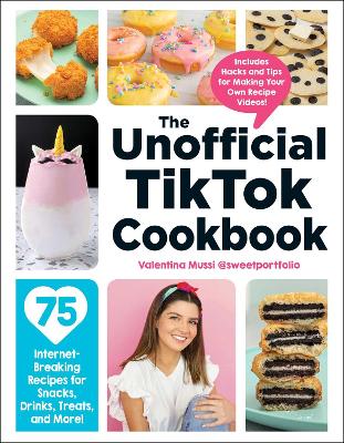 Book cover for The Unofficial TikTok Cookbook