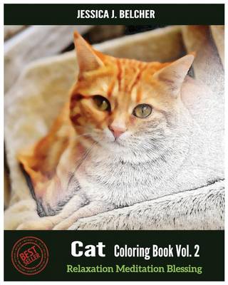 Cover of Cat Coloring Books Vol.2 for Relaxation Meditation Blessing