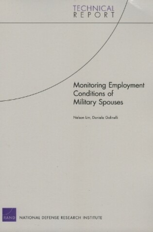 Cover of Monitoring Employment Conditions of Military Spouses
