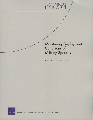 Book cover for Monitoring Employment Conditions of Military Spouses