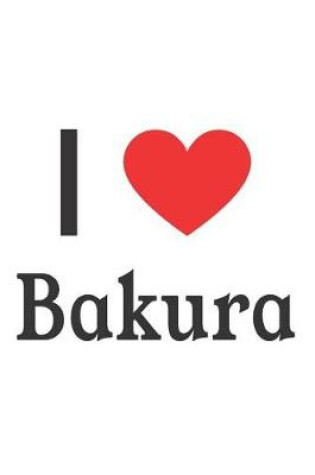 Cover of I Love Bakura