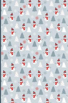 Cover of Christmas Tree and Snowman - Blank Journal Notebook