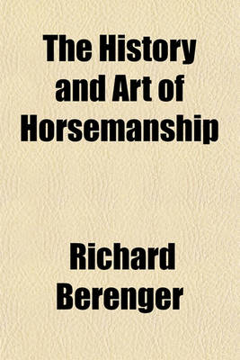 Book cover for The History and Art of Horsemanship