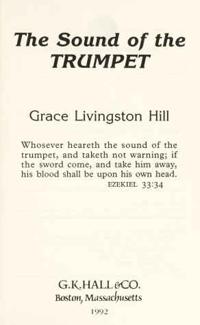 Book cover for The Sound of the Trumpet