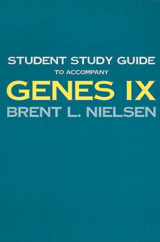Cover of Student Study Guide to Accompany Genes Ix