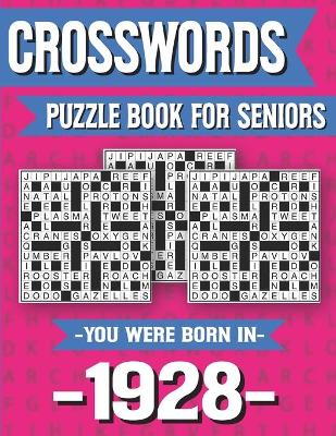 Cover of Crossword Puzzle Book For Seniors