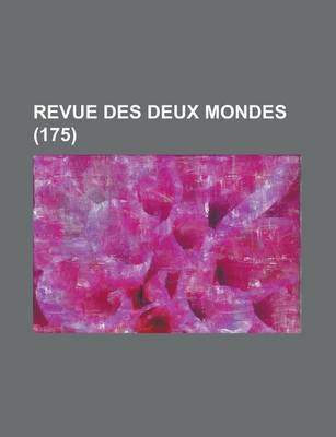 Book cover for Revue Des Deux Mondes (175)