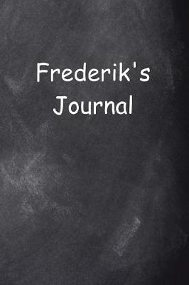 Book cover for Frederik Personalized Name Journal Custom Name Gift Idea Frederik