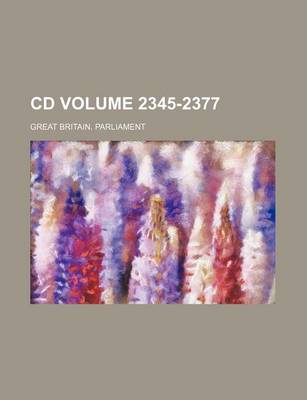 Book cover for CD Volume 2345-2377