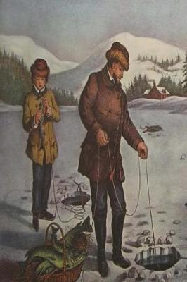 Book cover for Vintage Winter Sports Ice Fishing Journal