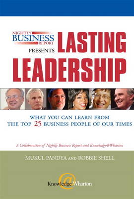 Book cover for Nightly Business Report Presents Lasting Leadership, Palm Reader