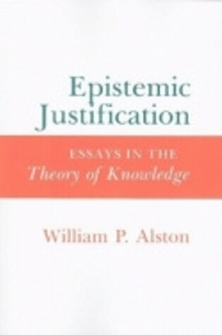 Cover of Epistemic Justification