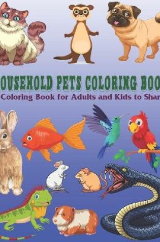 Cover of Household Pets coloring book