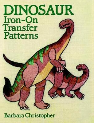 Book cover for Dinosaur Iron-on Transfer Patterns