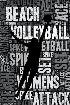 Book cover for Womens Beach Volleyball Journal