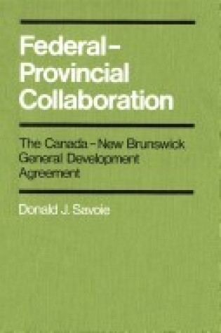 Cover of Federal-Provincial Collaboration