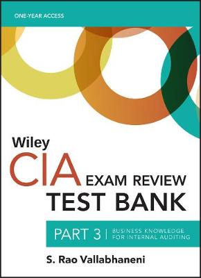 Book cover for Wiley CIA Test Bank 2020