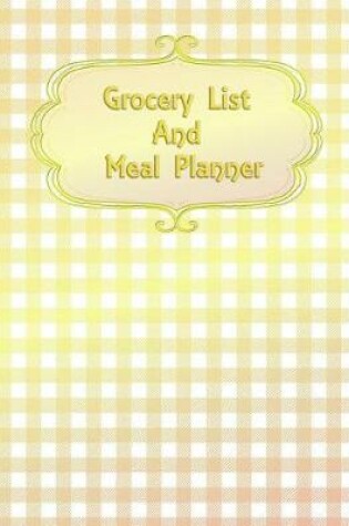 Cover of Grocery List and Meal Planner