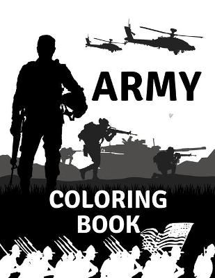 Book cover for Army Coloring Book