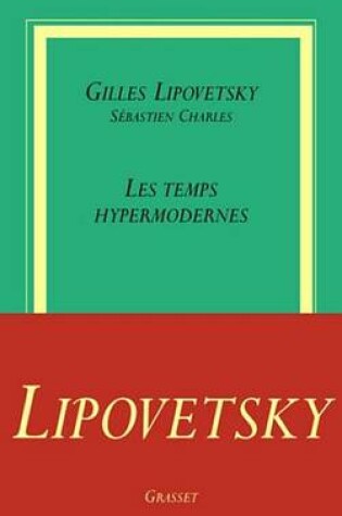 Cover of Les Temps Hypermodernes