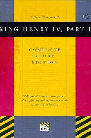 Cover of William Shakespeare's "King Henry IV, Part 1"